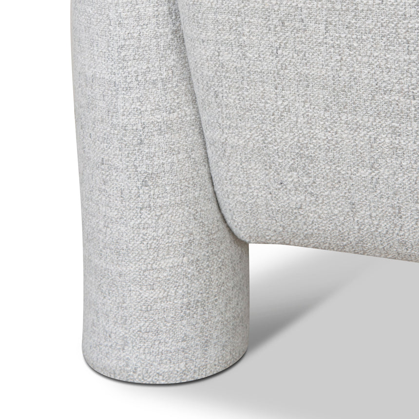 Fabric Armchair | Cloud Grey | Myka Home - View 7