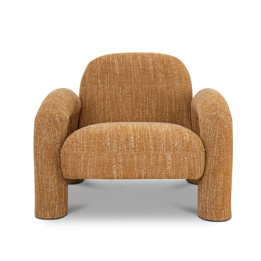 Fabric Armchair | Ginger Brown | Myka Home - View 2