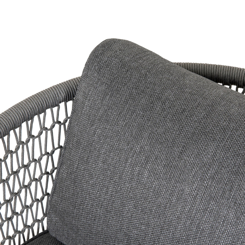 4pcs Outdoor Lounge Set | Grey | Myka Home - View 13