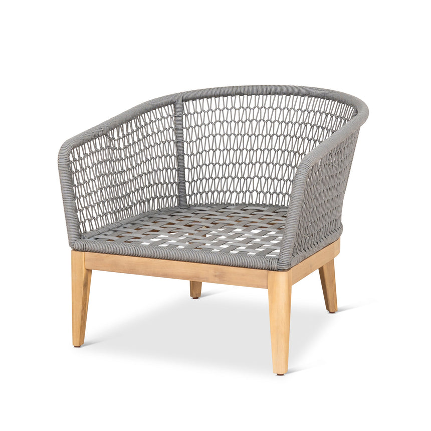 4pcs Outdoor Lounge Set | Grey | Myka Home - View 17