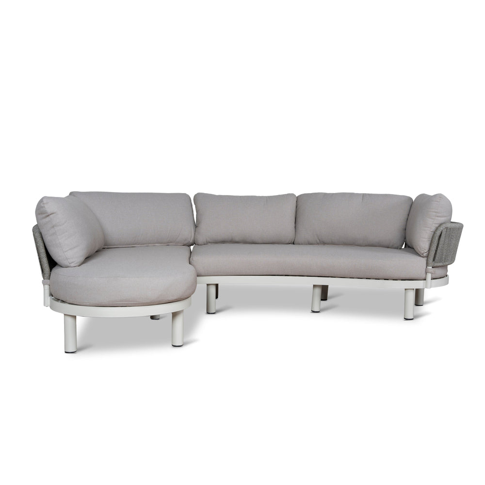 Outdoor Corner Sofa | Light Brown | Myka Home - View 2