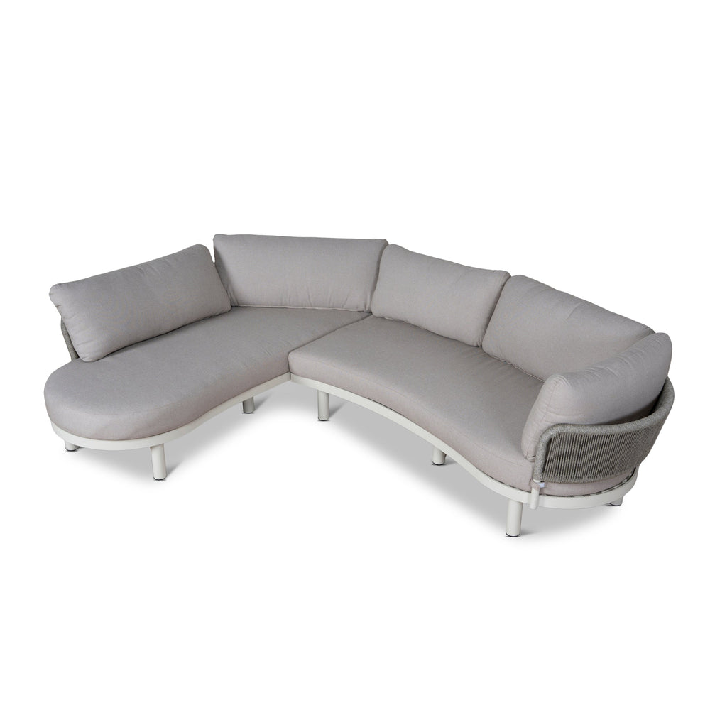 Outdoor Corner Sofa | Light Brown | Myka Home - View 3