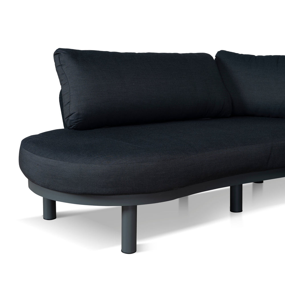 Outdoor Corner Sofa | Royal Dark Grey | Myka Home - View 5
