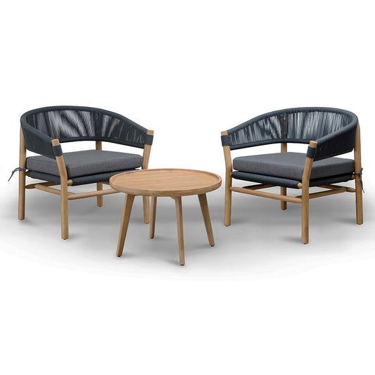 3pcs Outdoor Lounge Set | Myka Home