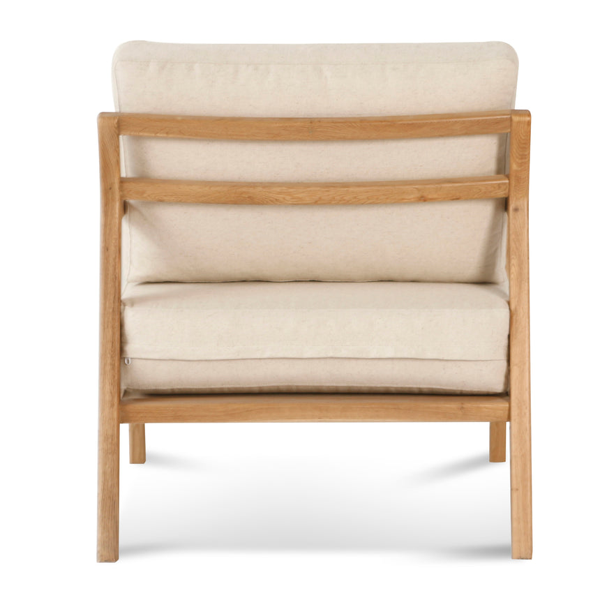 Fabric Armchair - Light Beige - View 4