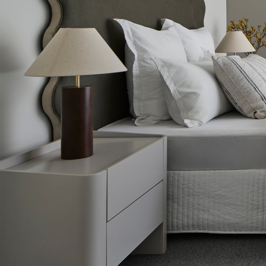 Bedside Table | Warm Grey | Myka Home - View 2