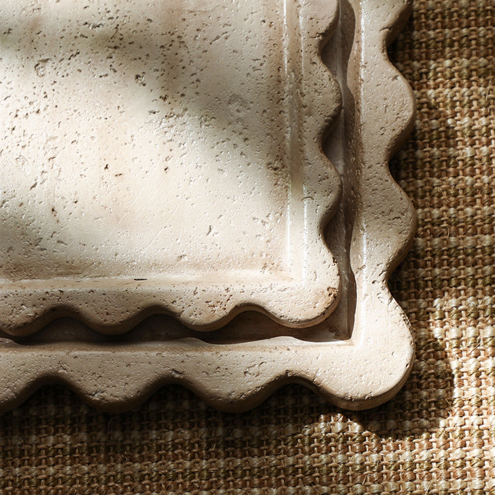 Wavy Edge Plate B | Myka Home - View 3