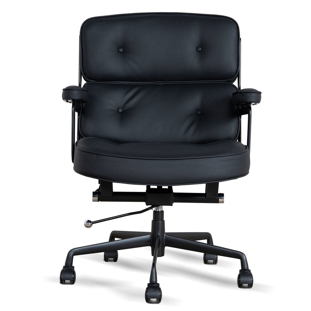 Office Chair | Full Black | Myka Home - View 2