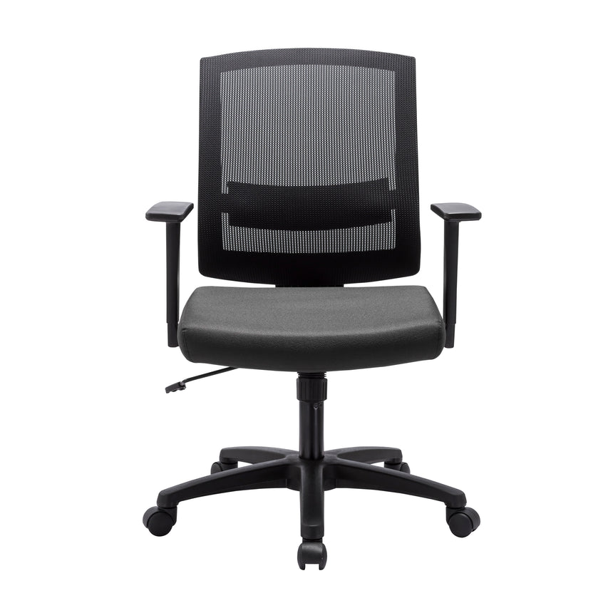 Mesh Ergonomic Office Chair | Black | Myka Home - View 2