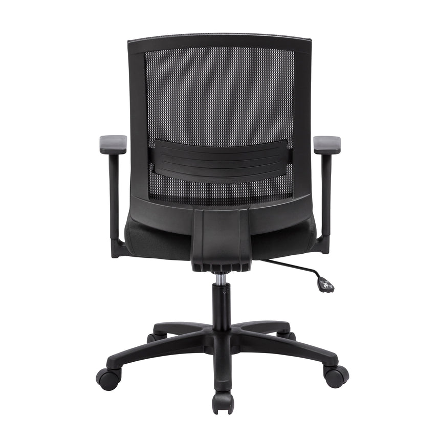 Mesh Ergonomic Office Chair | Black | Myka Home - View 3