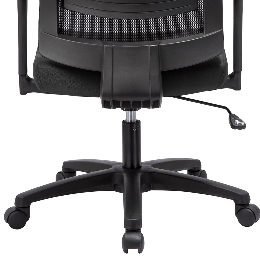Mesh Ergonomic Office Chair | Black | Myka Home - View 5
