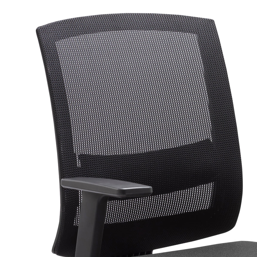 Mesh Ergonomic Office Chair | Black | Myka Home - View 7