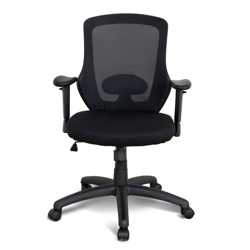 Office Chair | Full Black | Myka Home - View 2
