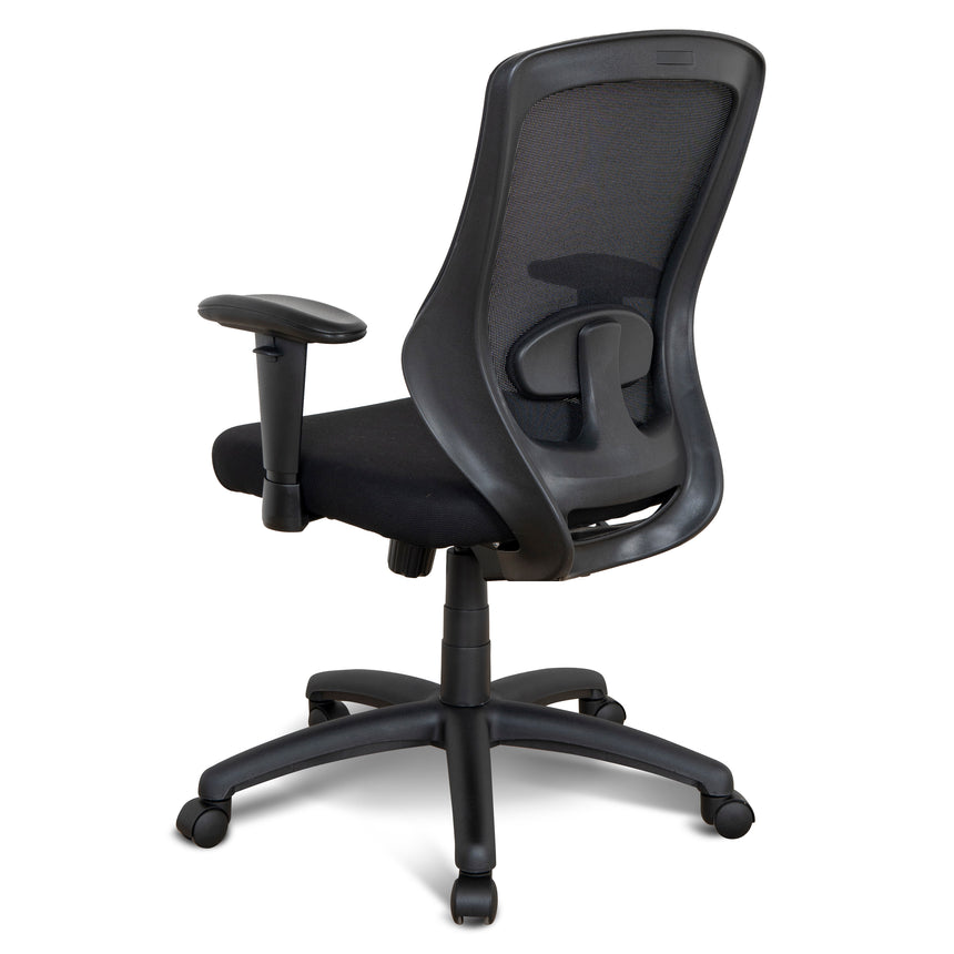 Office Chair | Full Black | Myka Home - View 4
