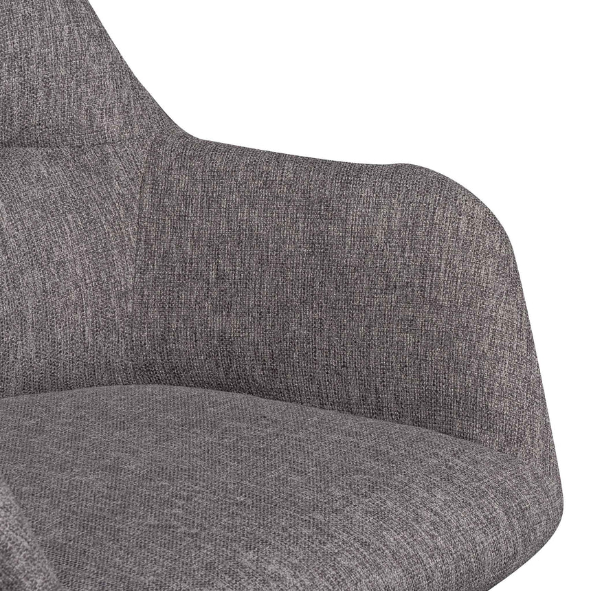 Fabric Office Chair | Lead Grey | Myka Home - View 8