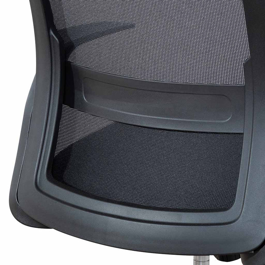 Mesh Office Chair | Black | Myka Home - View 13