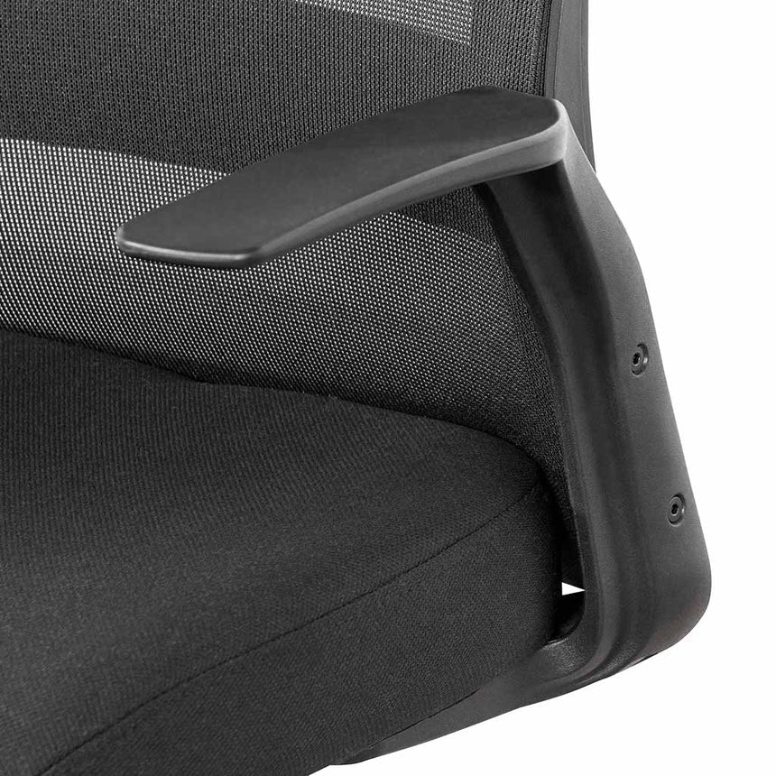 Mesh Office Chair | Black | Myka Home - View 8