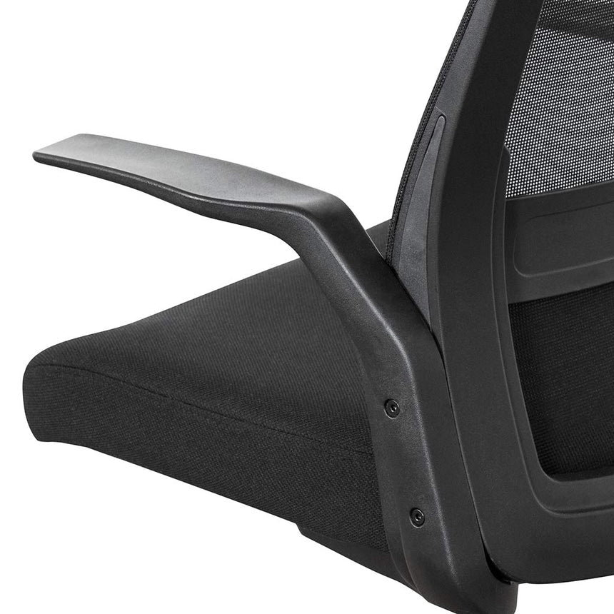 Mesh Office Chair | Black | Myka Home - View 7