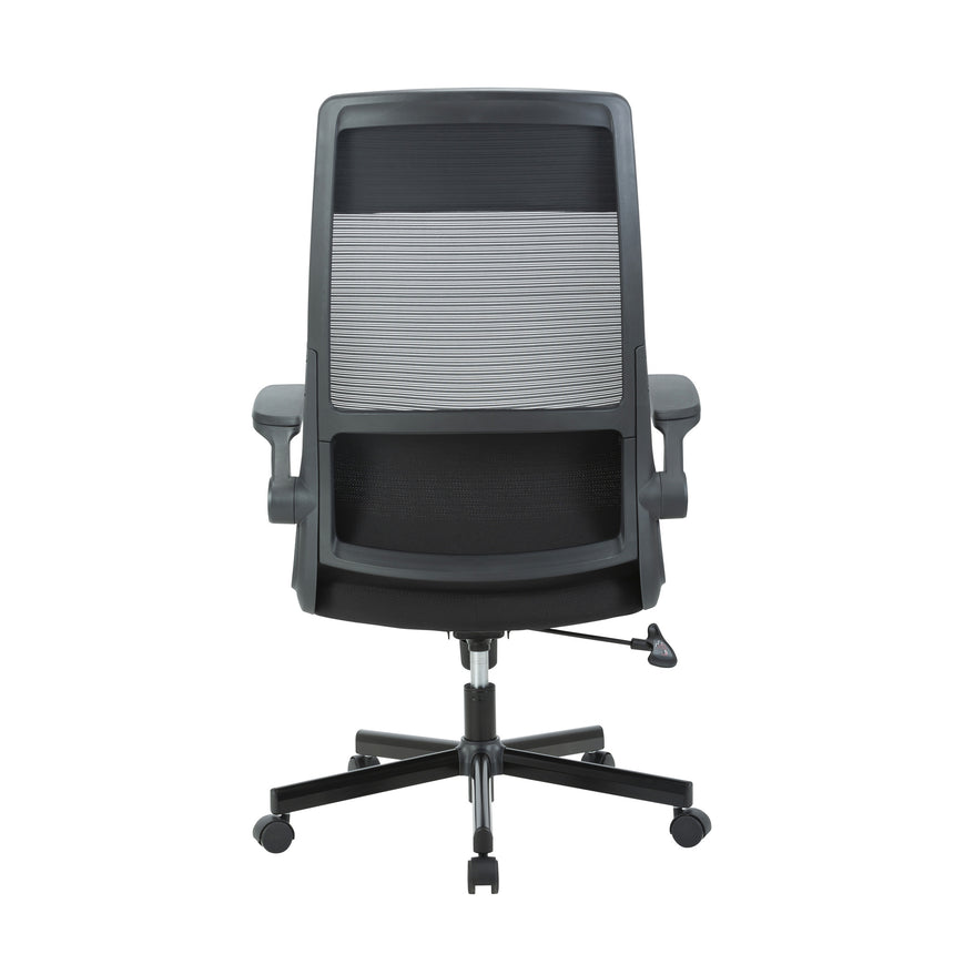 Mesh Ergonomic Office Chair | Black | Myka Home - View 4