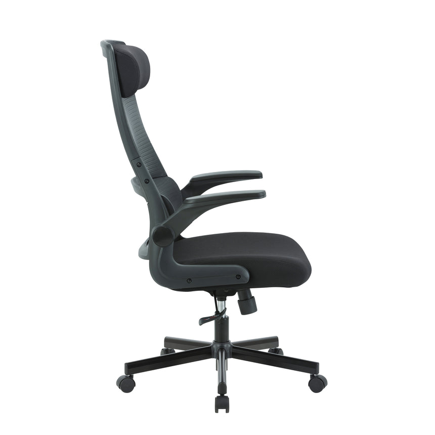 Mesh Ergonomic Office Chair | Black | Myka Home - View 6