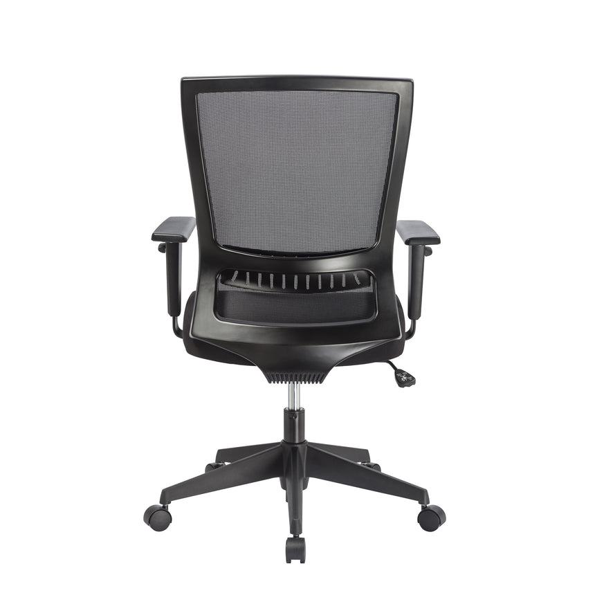 Mesh Ergonomic Office Chair | Black | Myka Home - View 3