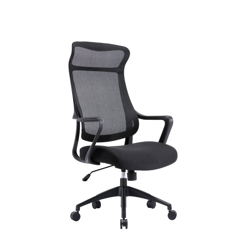 Mesh Ergonomic Office Chair | Black | Myka Home