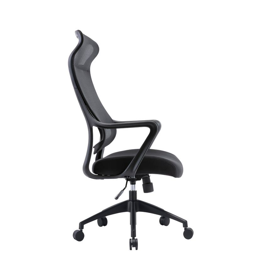 Mesh Ergonomic Office Chair | Black | Myka Home - View 4