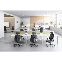 Mesh Ergonomic Office Chair with Headrest | Black | Myka Home