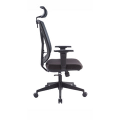 Mesh Ergonomic Office Chair with Headrest | Black | Myka Home