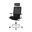 Mesh Ergonomic Office Chair With Headrest | Black | Myka Home