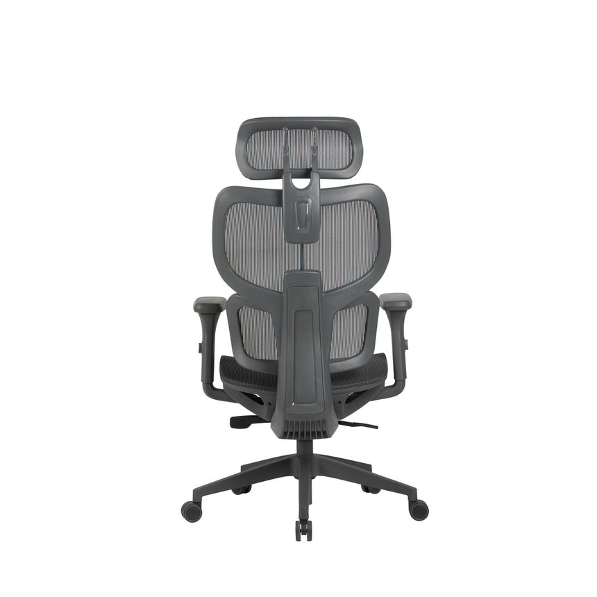 Mesh Office Chair | Full Black | Myka Home - View 3