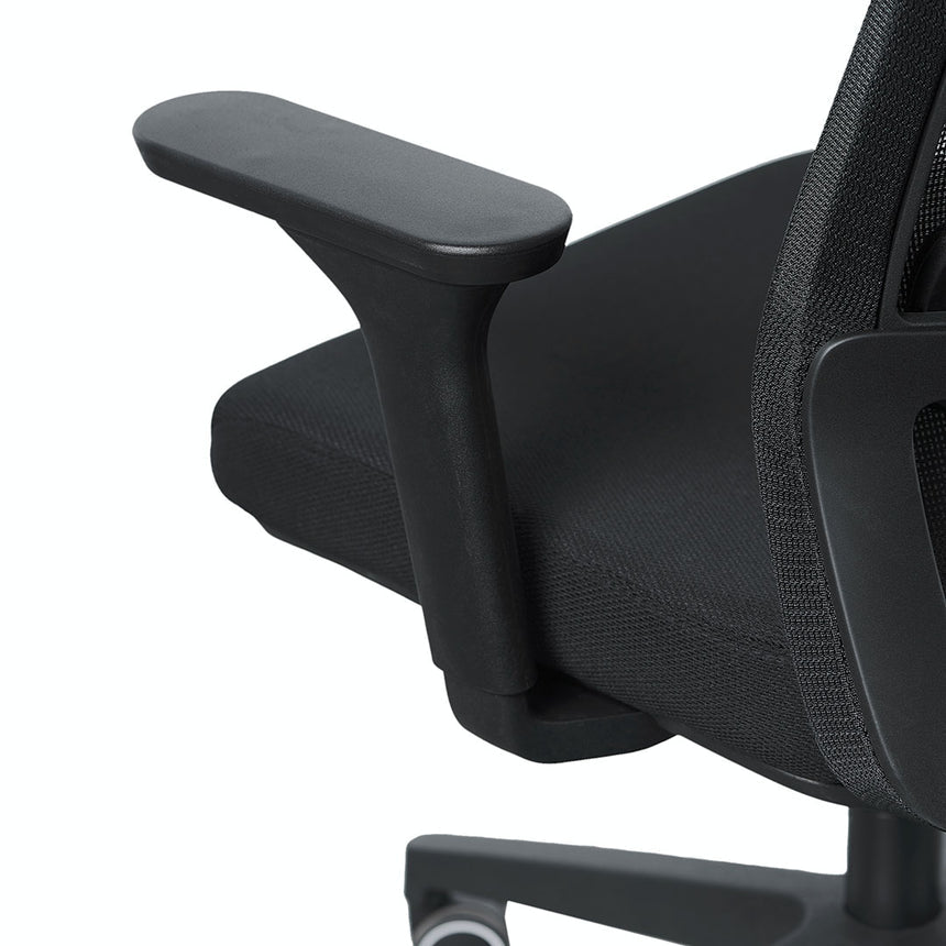 Mesh Office Chair | Full Black | Myka Home - View 5