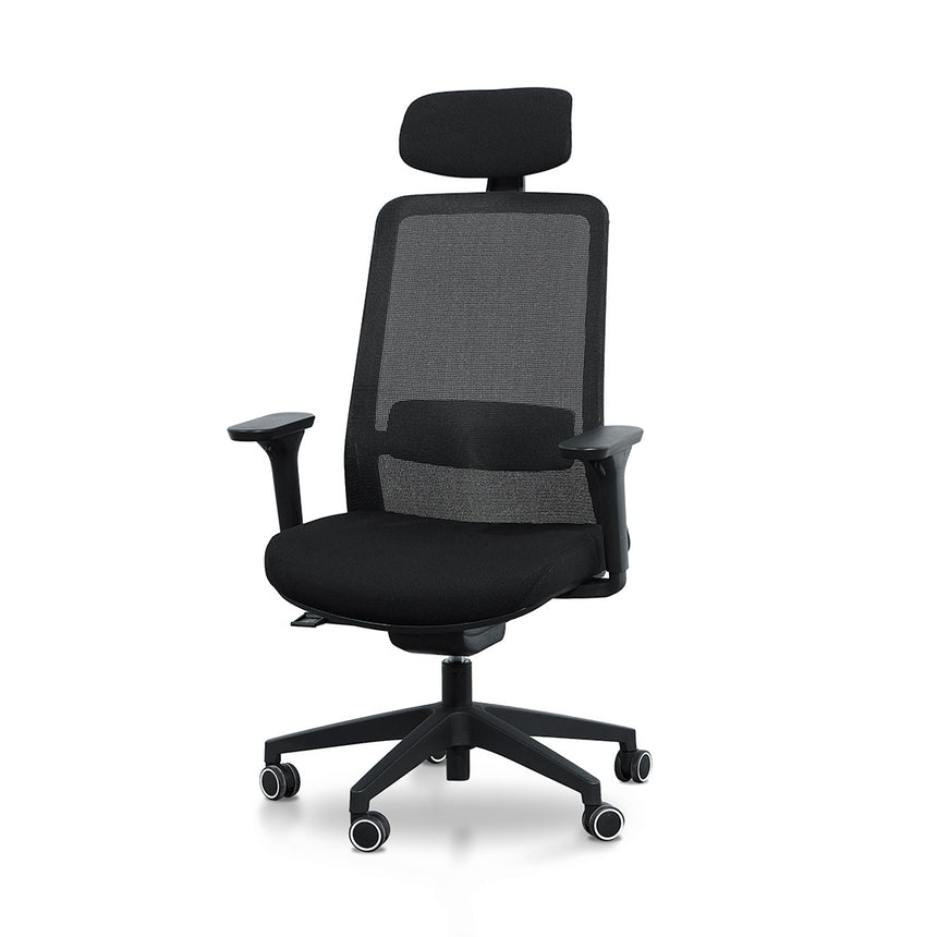 Mesh Office Chair | Full Black | Myka Home