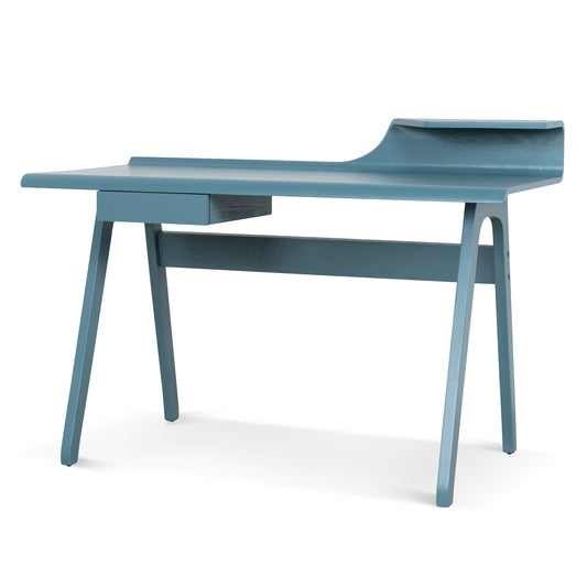Wooden Home Office Desk | Light Blue | Myka Home
