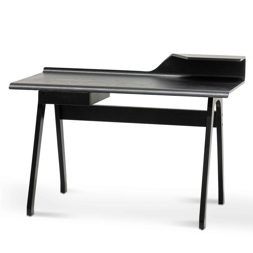 Wooden Home Office Desk | Black | Myka Home