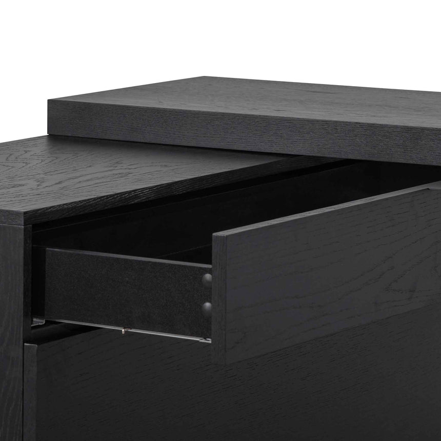 Extendable Home Office Desk | Black | Myka Home - View 6