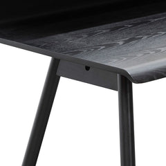 COF6852-DR Wooden Home Office Desk - Full Black