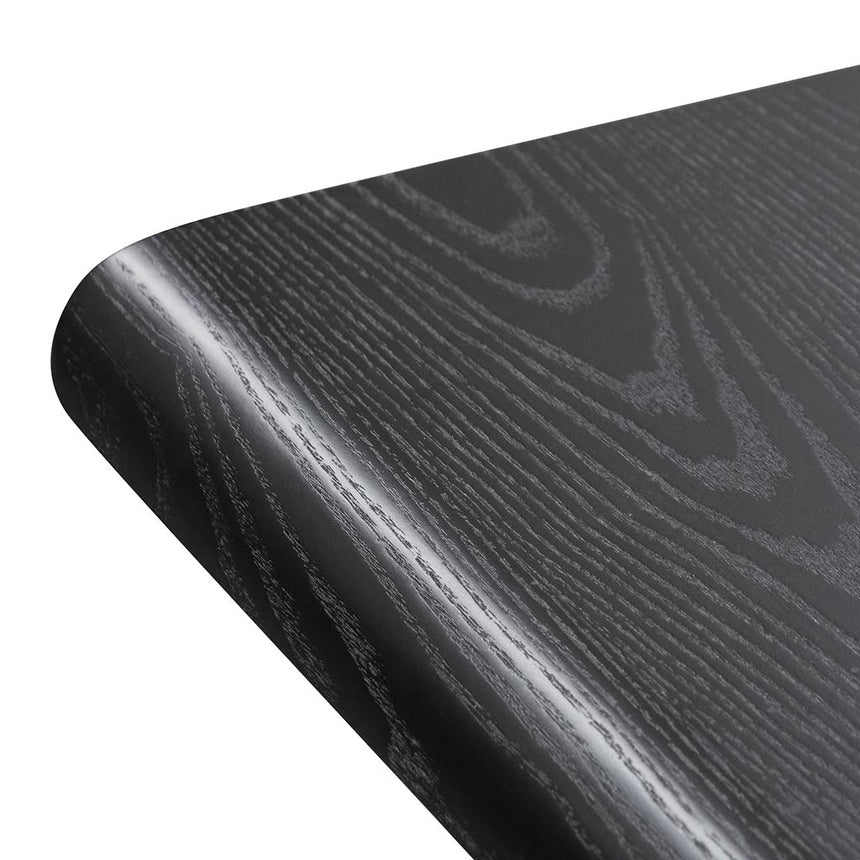 Wooden Home Office Desk | Full Black | Myka Home - View 5