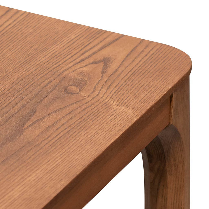 Wooden Home Office Desk | Walnut | Myka Home - View 9