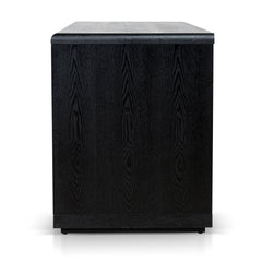 160cm Office Desk | Full Black | Myka Home
