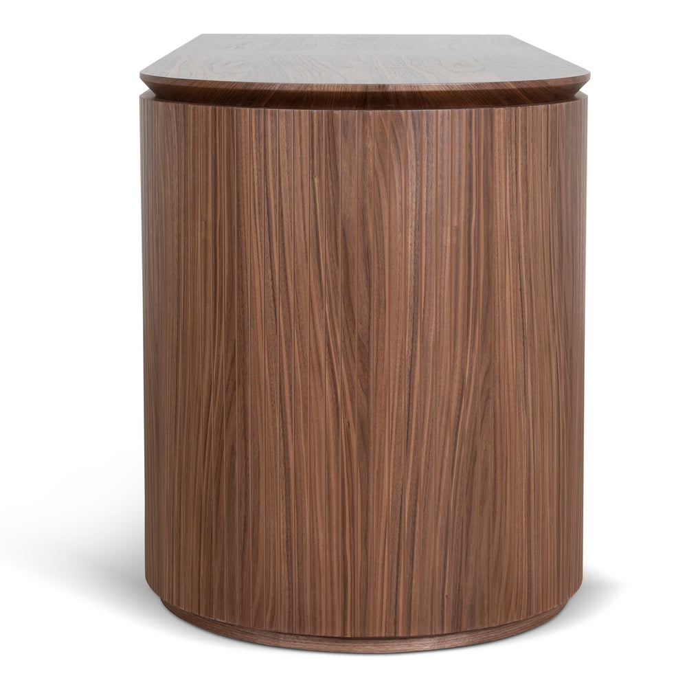 1.77m Right Drawer Office Desk | Walnut | Myka Home - View 5