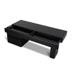 1.6M Office Desk | Black Oak | Myka Home