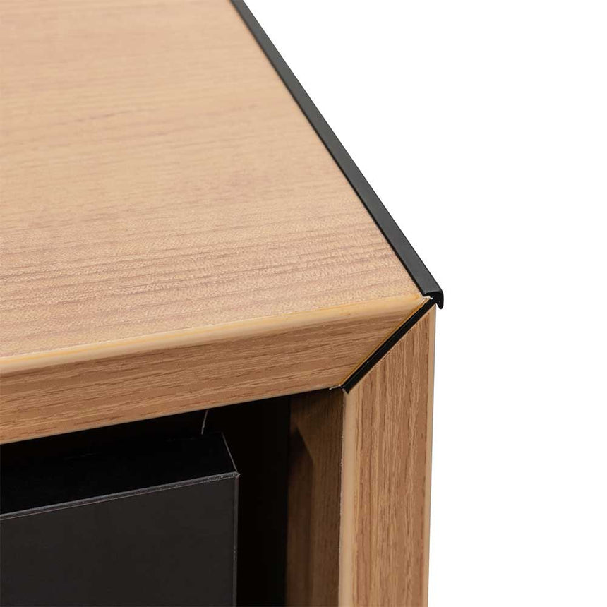 2.3m Right Return Office Desk | Natural | Myka Home - View 6