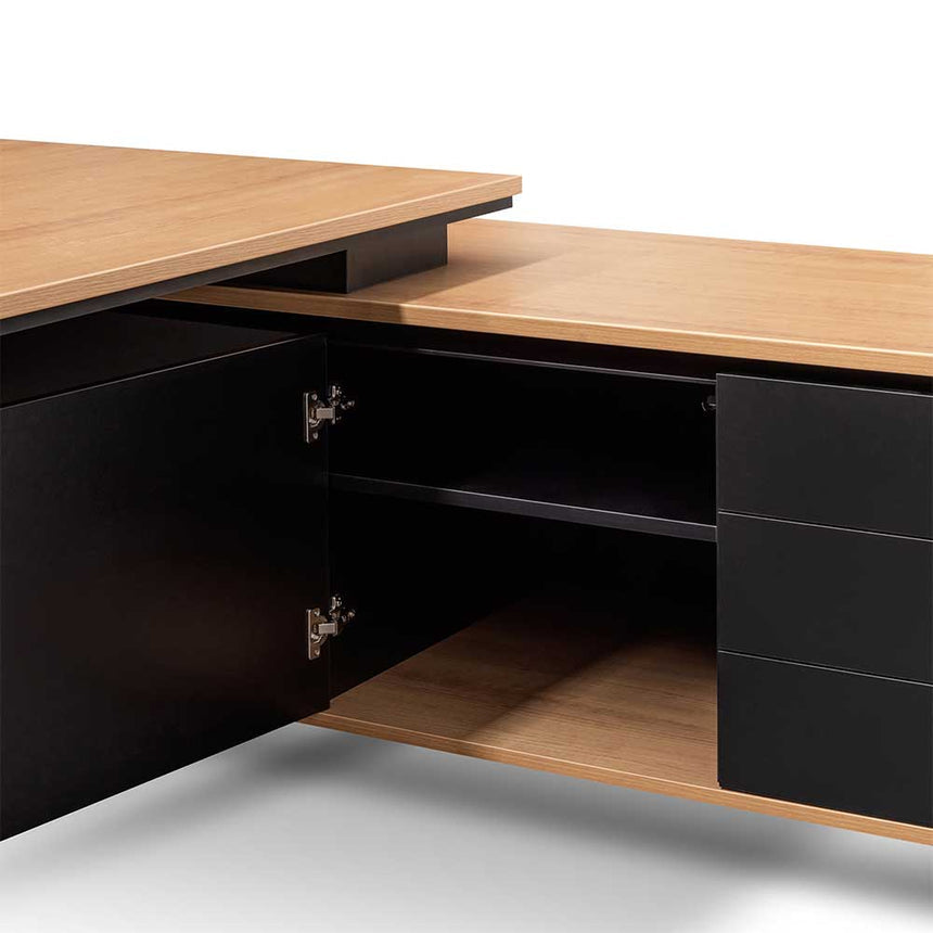 Ex Display - COT6543-SN 2.3m Right Return Office Desk - Natural - View 14