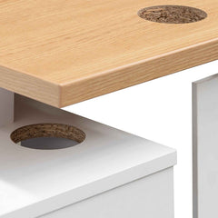 COT6547-SN 160cm Right Return Executive Office Desk - Natural