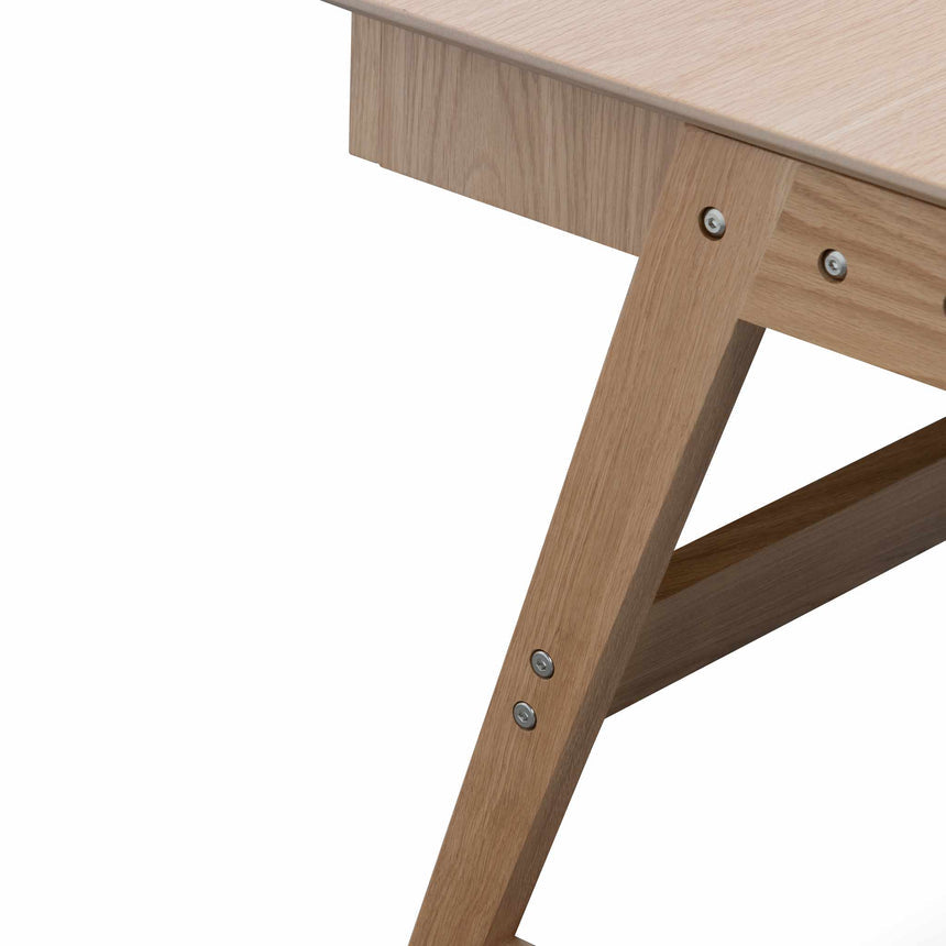 1.2m Wooden Office Desk | Natural | Myka Home - View 11