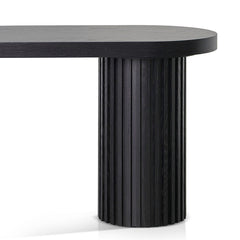 1.6m Office Desk | Black Oak | Myka Home