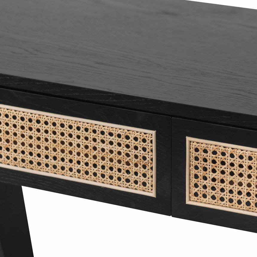 1.2m Home Office Desk | Full Black | Myka Home - View 6