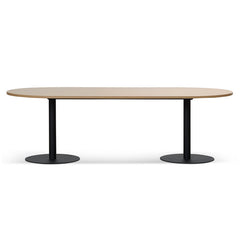 COT8129-SN 2.4m Oval Meeting Table - Natural
