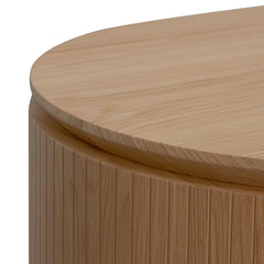 COT8242-CN 1.77m Right Drawer Office Desk - Natural Oak